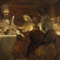 The Conspiracy of the Batavians under Claudius Civilis by Rembrandt Harmenszoon van Rijn - Art Print - Zapista