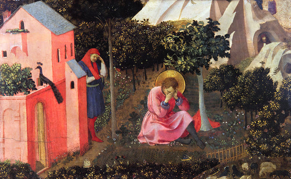 The Conversion of Saint Augustine by Fra Angelico - Art Print - Zapista