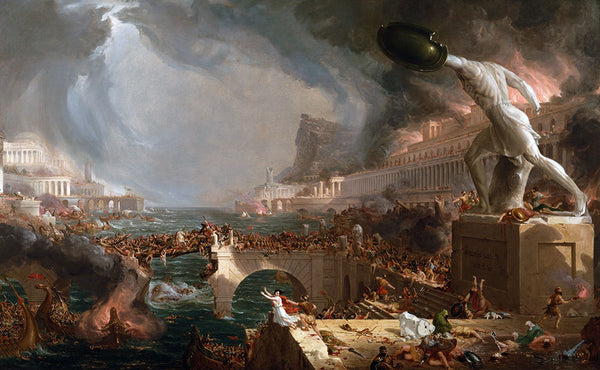 The Course of Empire - Destruction by Thomas Cole - Art Print - Zapista