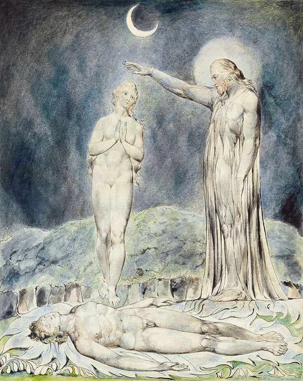 The Creation of Eve by William Blake - Art Print - Zapista