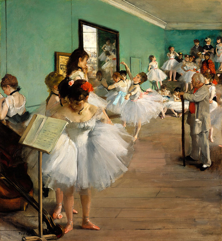 The Dance Class by Edgar Degas - Art Print - Zapista