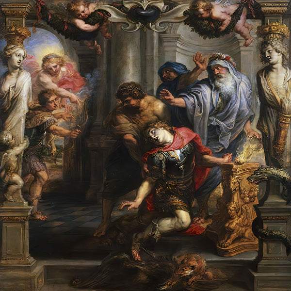 Death of Achilles by Peter Paul Rubens - Art Print - Zapista