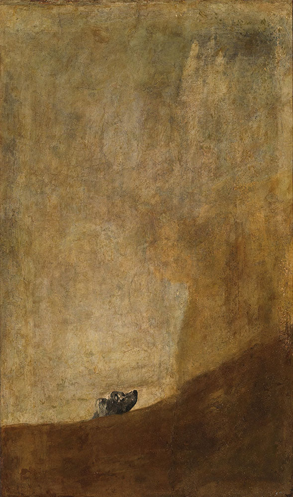 The Dog by Francisco Goya - Art Print - Zapista