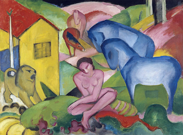 The Dream by Franz Marc - Art Print - Zapista