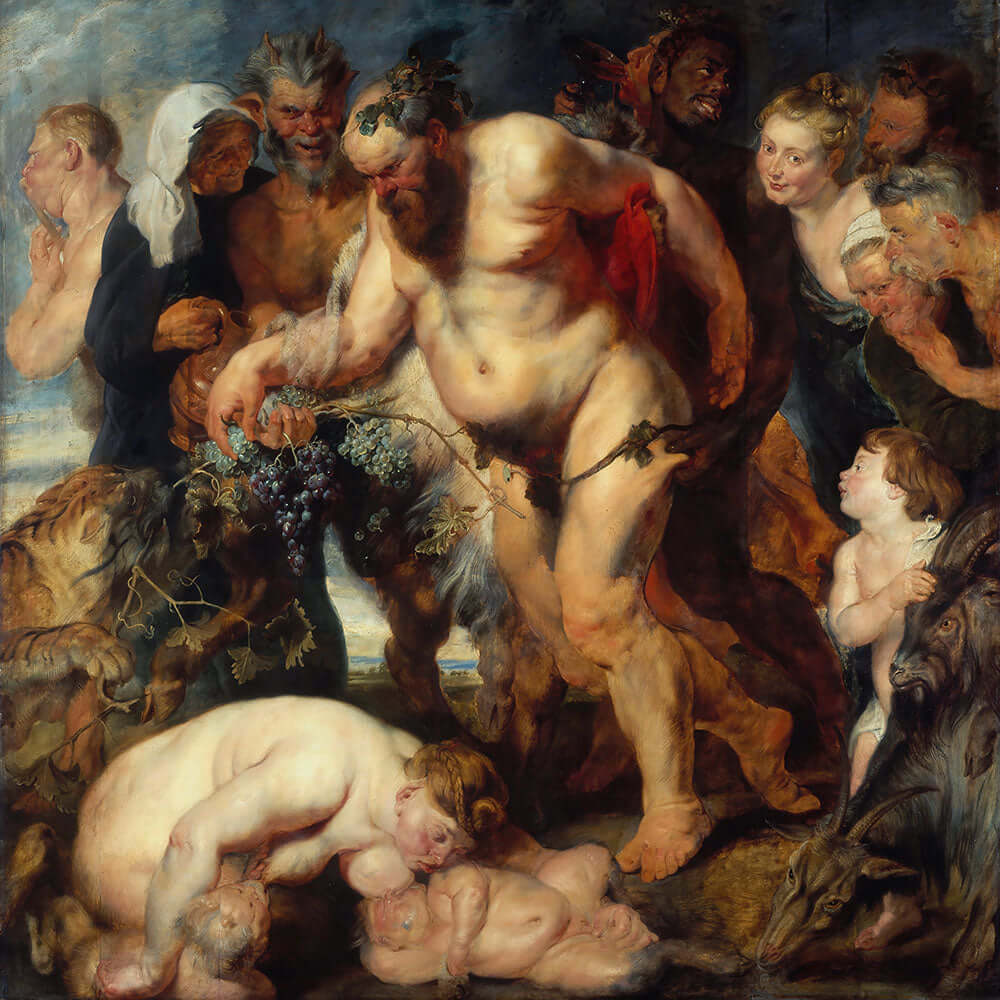 The Drunken Silenus by Peter Paul Rubens - Art Print - Zapista