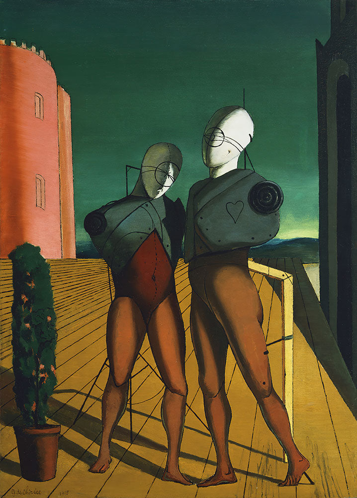 The Duo by Giorgio de Chirico - Art Print - Zapista