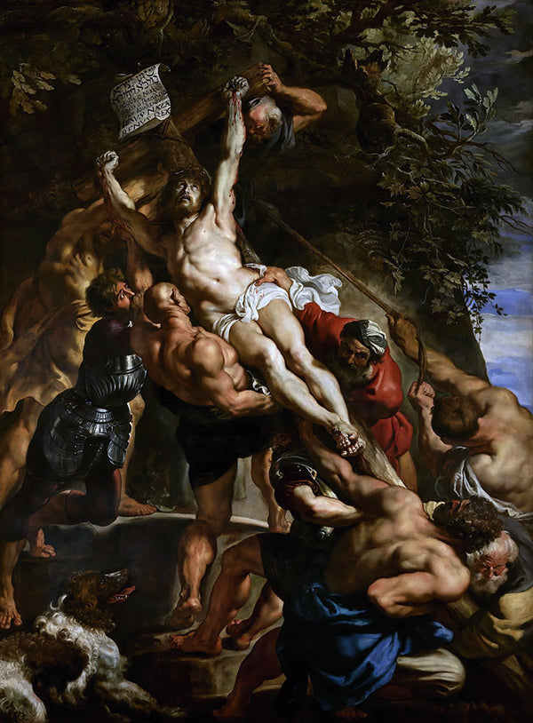 The Elevation of the Cross by Peter Paul Rubens - Art Print - Zapista