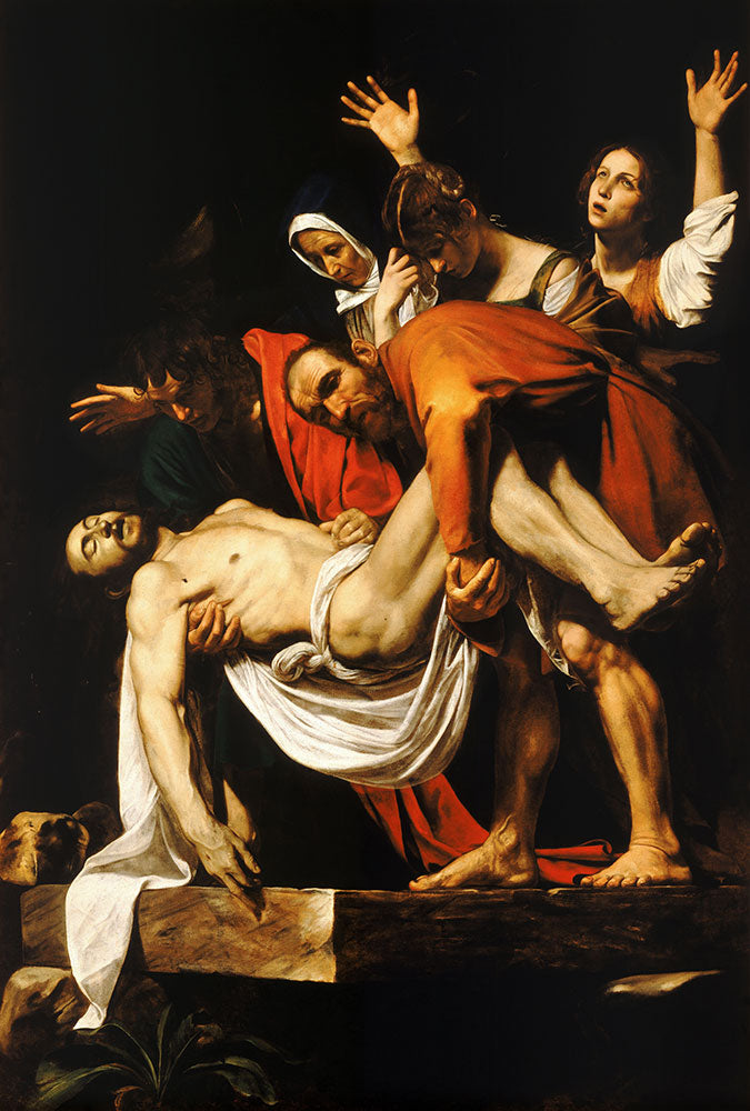 The Entombment of Christ by Caravaggio - Art Print - Zapista