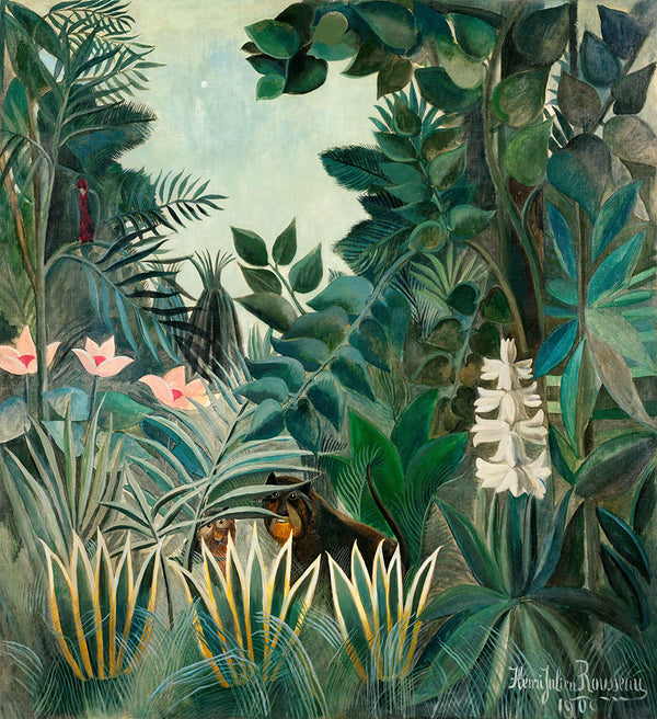 The Equatorial Jungle by Henri Rousseau - Art Print - Zapista