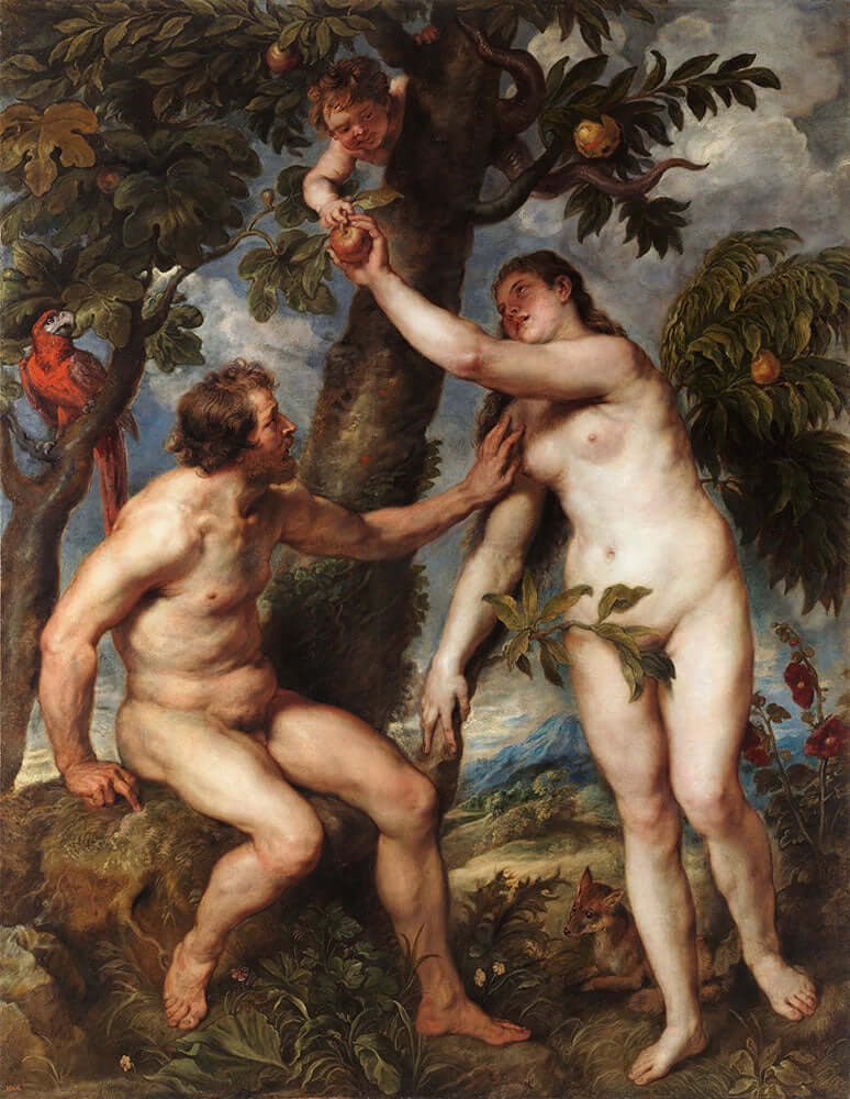 The Fall of Man by Peter Paul Rubens - Art Print - Zapista