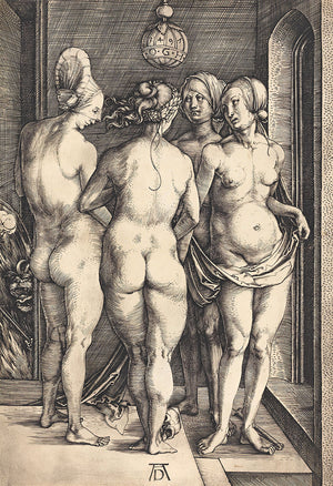 The Four Witches by Albrecht Dürer - Art Print - Zapista