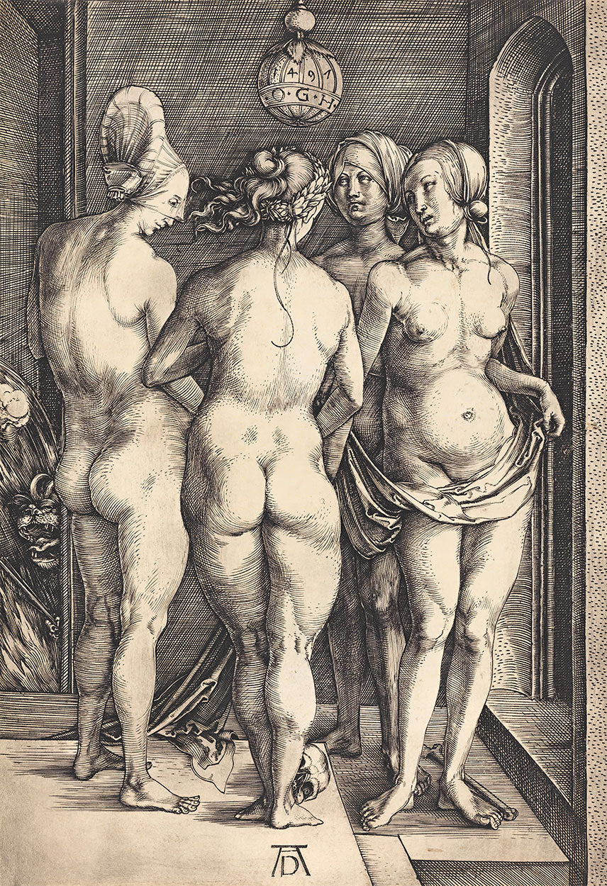 The Four Witches by Albrecht Dürer - Art Print - Zapista