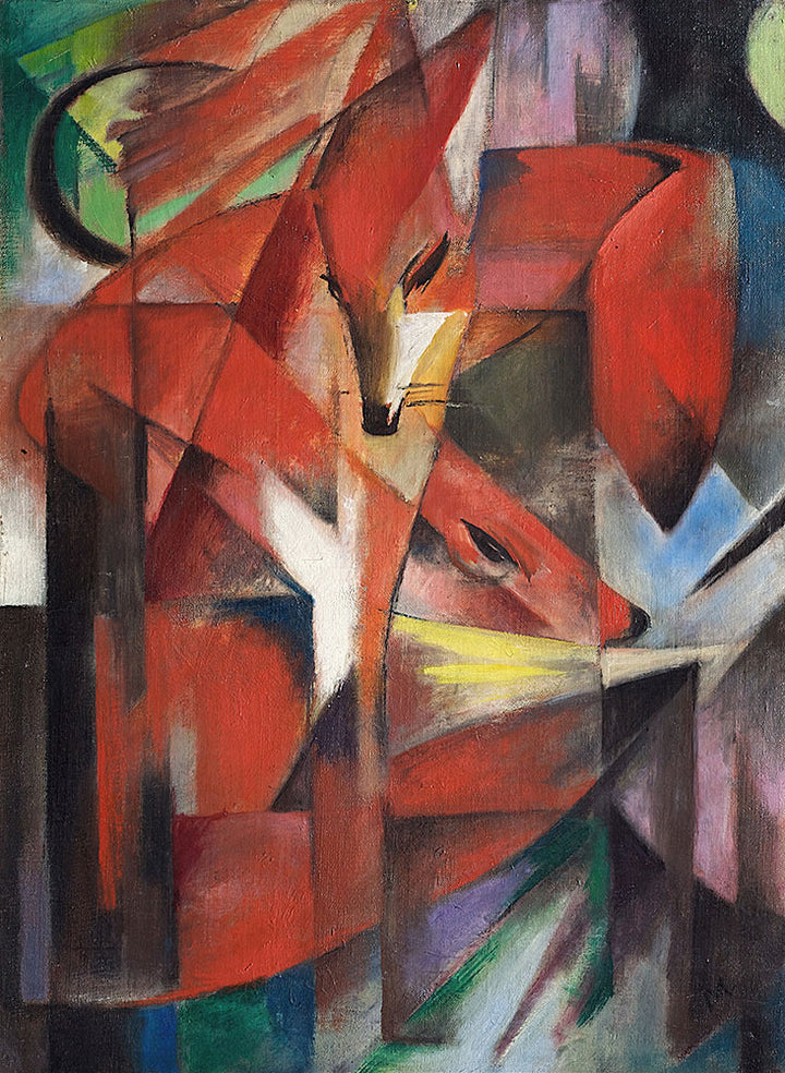 The Foxes by Franz Marc - Art Print - Zapista