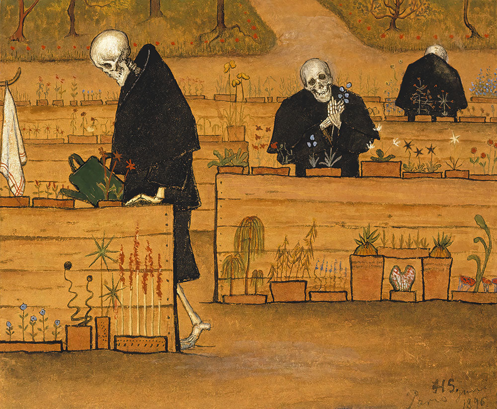 The Garden of Death by Hugo Simberg - Art Print - Zapista