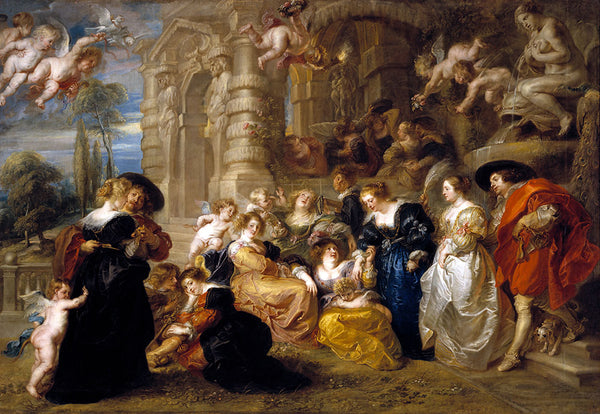 The Garden of Love by Peter Paul Rubens - Art Print - Zapista