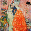 The Girlfriends by Gustav Klimt - Art Print - Zapista