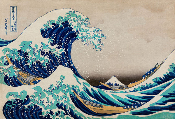 The Great Wave off Kanagawa by Katsushika Hokusai - Art Print - Zapista