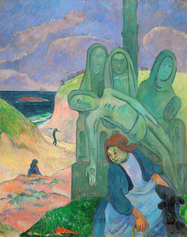 The Green Christ by Paul Gauguin - Art Print - Zapista