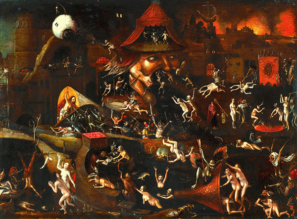 The Harrowing of Hell by Hieronymus Bosch - Art Print - Zapista
