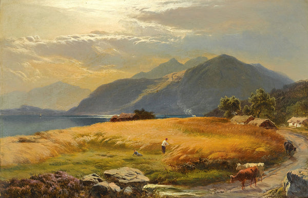 The Highland Loch by Sidney Richard Percy - Art Print - Zapista