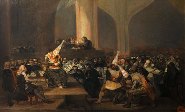 The Inquisition Tribunal by Francisco Goya - Art Print - Zapista