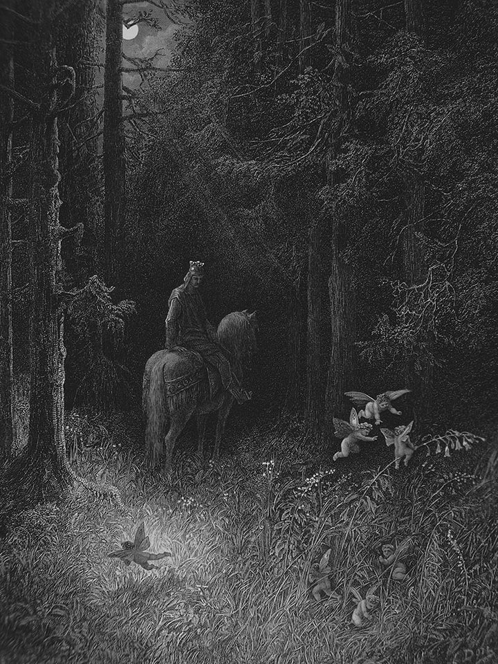 The Joyous Sprites by Gustave Doré - Art Print - Zapista