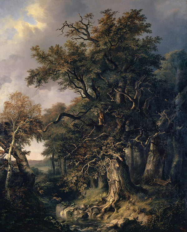The King's Oak by Johann Jakob Siegmund - Art Print - Zapista