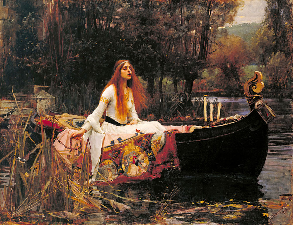 The Lady of Shalott by John William Waterhouse - Art Print - Zapista