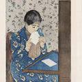The Letter by Mary Cassatt - Art Print - Zapista