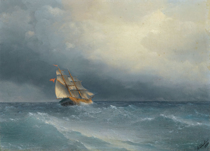 The Lifting Storm by Ivan Aivazovsky - Art Print - Zapista