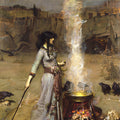 The Magic Circle by John William Waterhouse - Art Print - Zapista