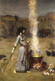 The Magic Circle by John William Waterhouse - Art Print - Zapista