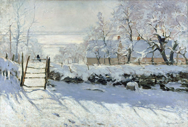 The Magpie by Claude Monet - Art Print - Zapista