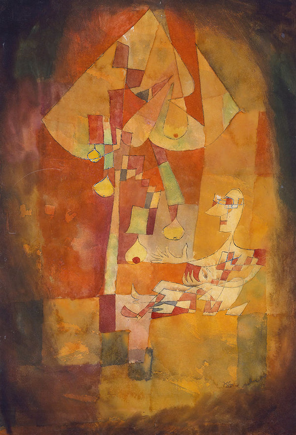 The Man Under the Pear Tree by Paul Klee - Art Print - Zapista