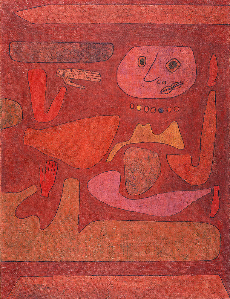 The Man of Confusion by Paul Klee - Art Print - Zapista