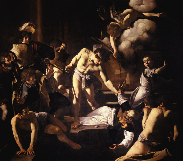 The Martyrdom of Saint Matthew by Caravaggio - Art Print - Zapista