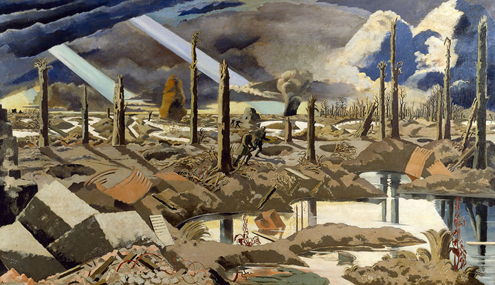 The Menin Road by Paul Nash - Art Print - Zapista