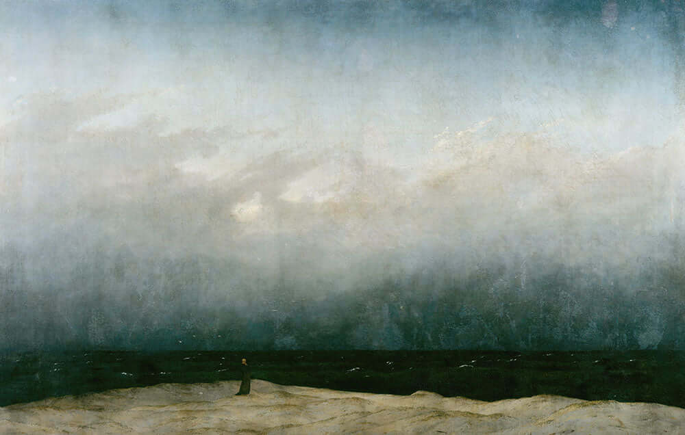 The Monk by the Sea by Caspar David Friedrich - Art Print - Zapista