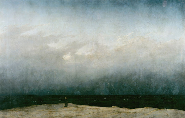 The Monk by the Sea by Caspar David Friedrich - Art Print - Zapista