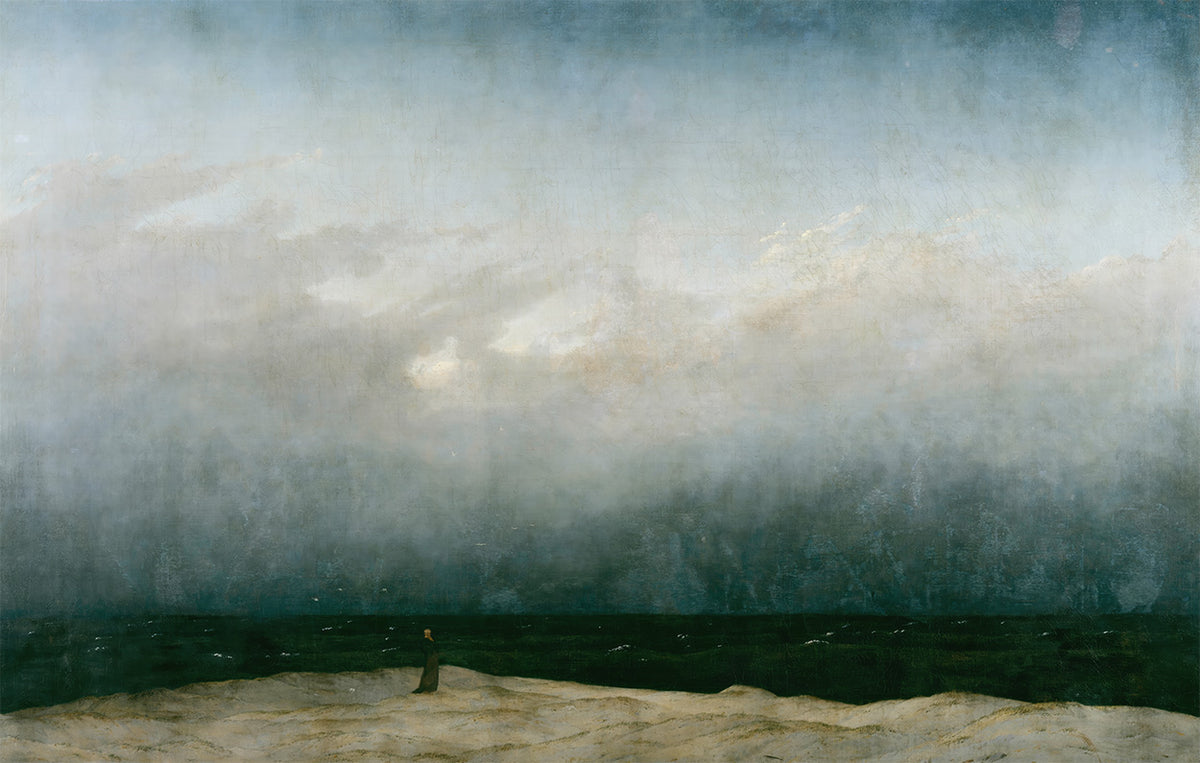 The Monk by the Sea by Caspar David Friedrich - Art Print - Zapista