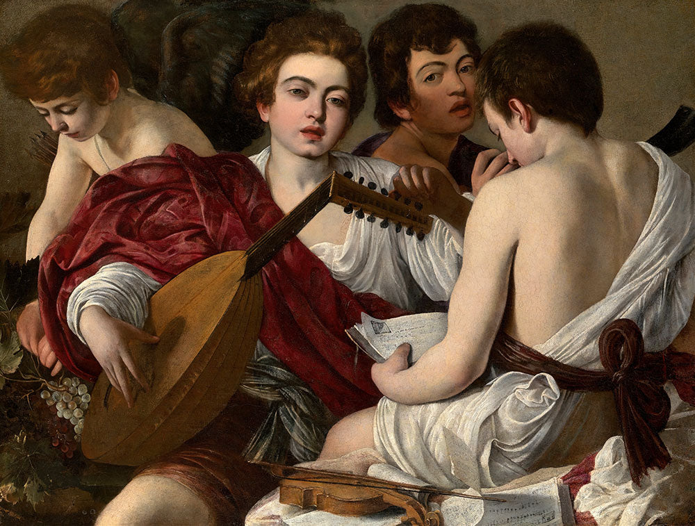The Musicians by Caravaggio - Art Print - Zapista
