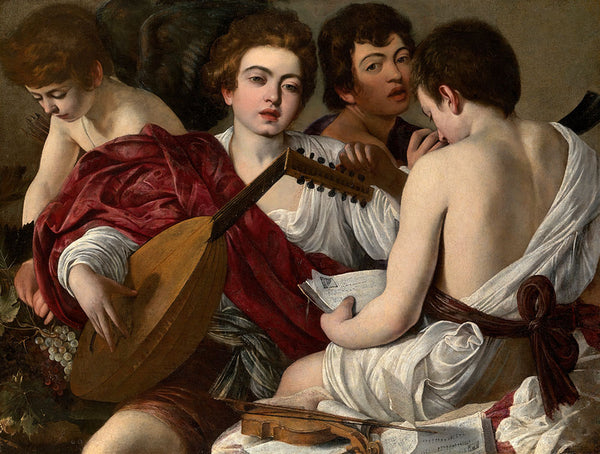 The Musicians by Caravaggio - Art Print - Zapista