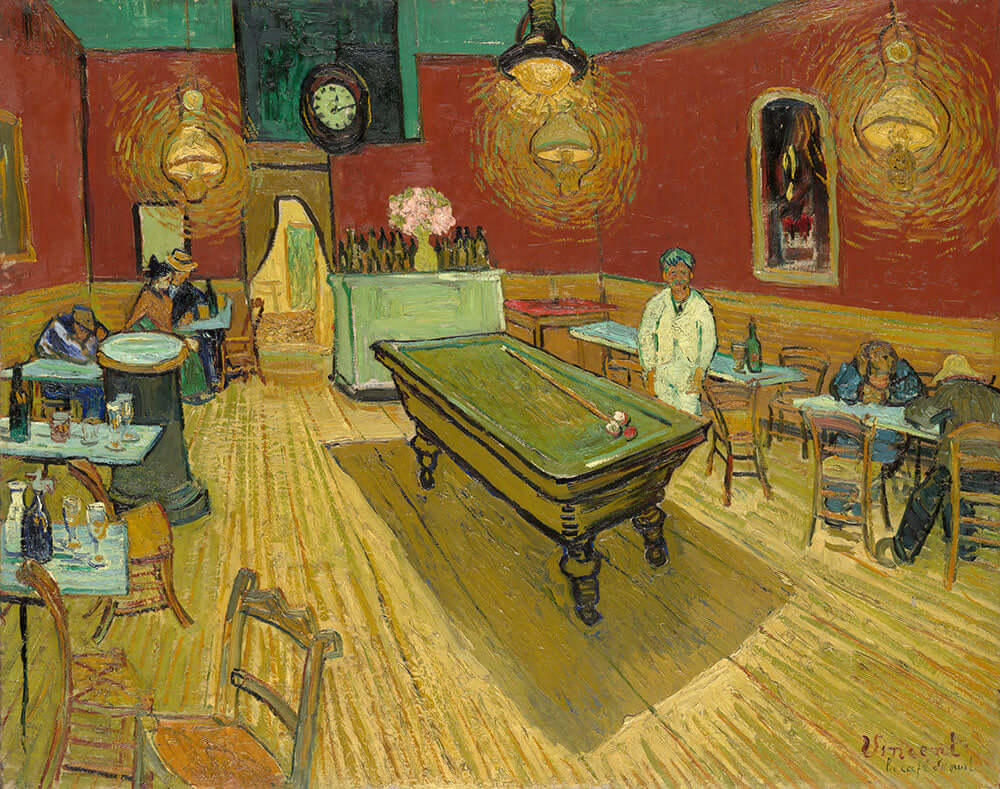 The Night Cafe by Vincent van Gogh - Art Print - Zapista