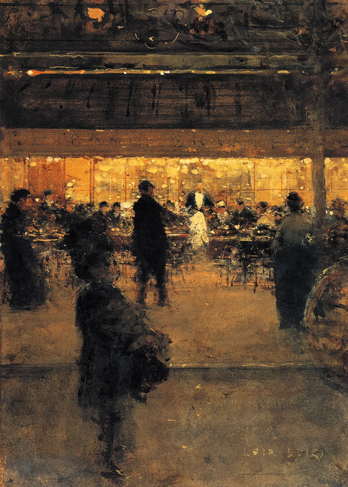 The Night Café by Luigi Loir - Art Print - Zapista