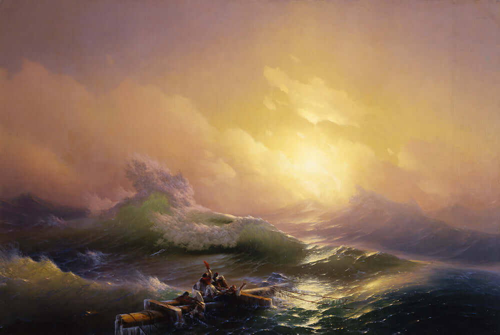 The Ninth Wave by Ivan Aivazovsky - Art Print - Zapista