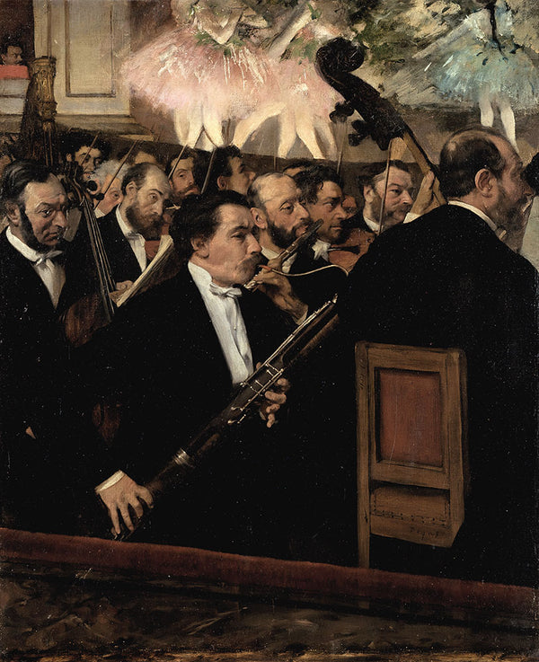 The Orchestra At The Opera by Edgar Degas - Art Print - Zapista