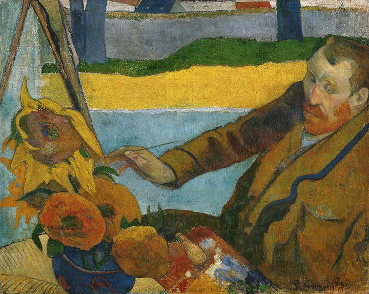 The Painter of Sunflowers by Paul Gauguin - Art Print - Zapista