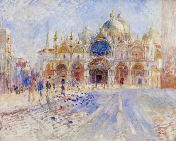 The Piazza San Marco, Venice by Pierre-Auguste Renoir - Art Print - Zapista