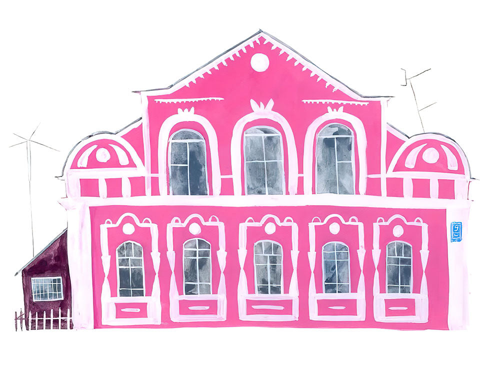 The Pink Palace by Inna Soyturk - Art Print - Zapista