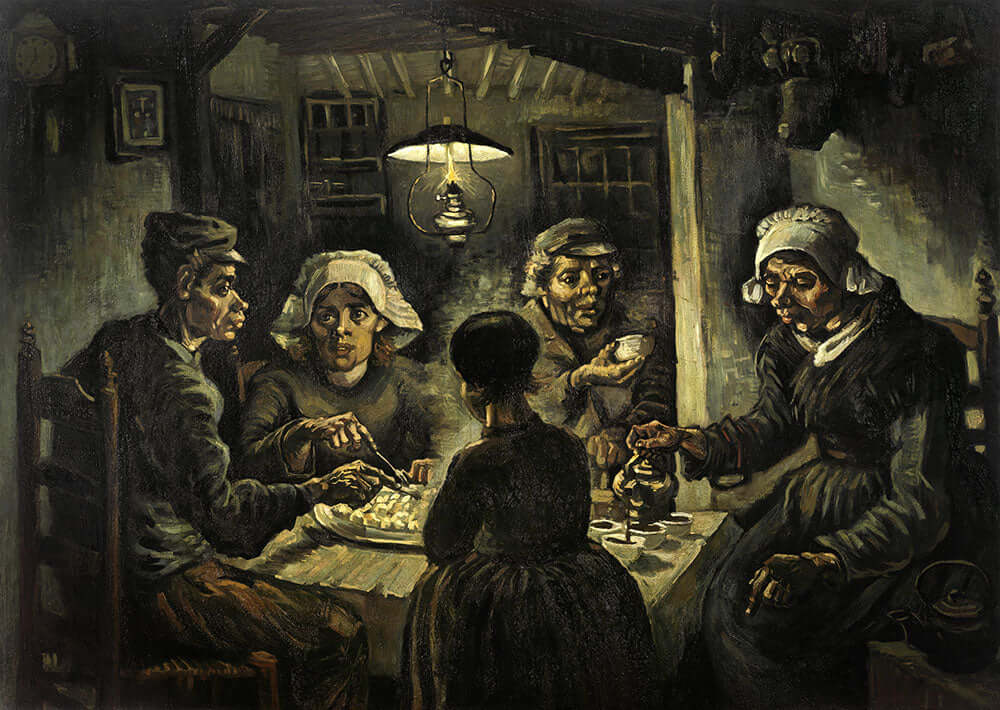 The Potato Eaters by Vincent van Gogh - Art Print - Zapista